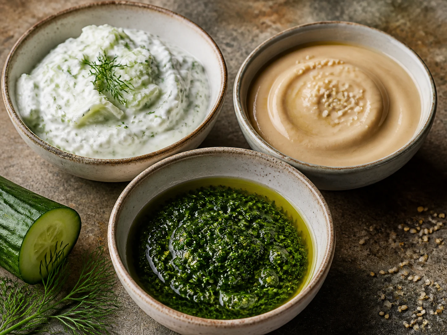 Category visualization for Greek / Mediterranean sauces