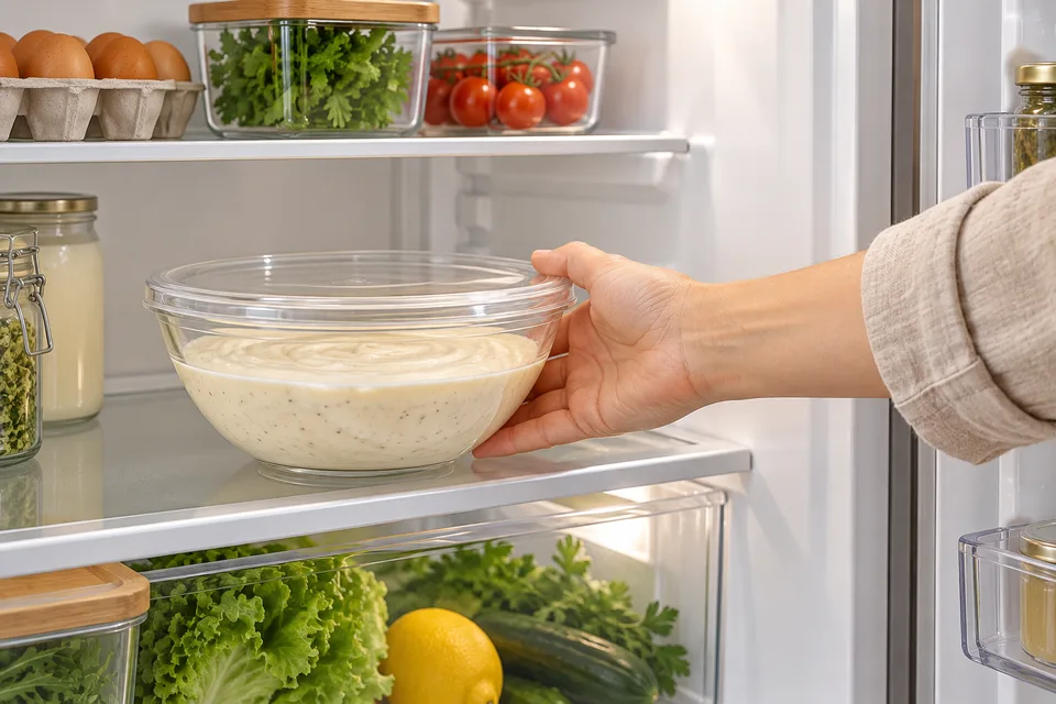 white bbq sauce — step 5: Cover and refrigerate for at least 30 minutes before serving to allow flavors to develop.