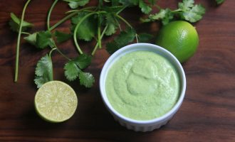 How to Make Spicy cilantro lime aioli sauce - 1