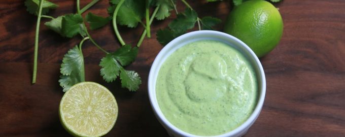 How to Make Spicy cilantro lime aioli sauce - 1